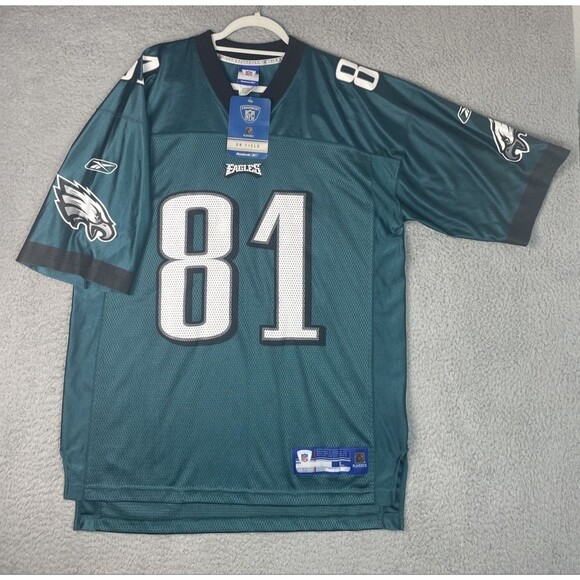 Vintage Reebok Jersey Terrell Owens #81 Philadelphia Eagles Mens Large Green NWT